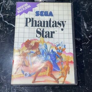 Phantasy Star (Sega Master System, 1988) Only Empty Case With No Game Or Manual